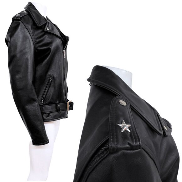 SCHOTT BROS PERFECTO Genuine Steerhide Leather Biker Jacket - Picture 5 of 15